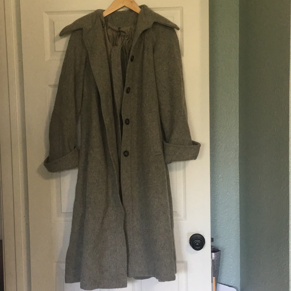 Long gray coat